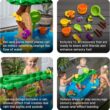 Step2 Tropical Rainforest Water Table, Kids Water and Sand Activity Sensory Playset, Summer Outdoor Toys, Blue & Brown Step2 Tropical Rainforest Water Table, Kids Water and Sand Activity Sensory Playset, Summer Outdoor Toys, Blue & Brown
