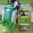 FlowZone Cyclone 3 Battery Powered Backpack Sprayer - Variable-Pressure 5-Position Electric Lawn & Garden Sprayer - 4 Gallon