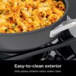 Ninja Pots and Pans Set Non Stick | Comfort Grip 10-Piece Cookware Set with NeverStick, Oven Safe to 400°F, CW69010
