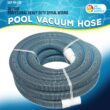 U.S. Pool Supply Pool Vacuum Hose - 1-1/2" x 30' Professional Heavy Duty Pool Hose for Inground, Spiral Wound with Kink-Free Swivel Cuff