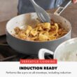 GreenPan x Bobby Flay 13 Piece Cookware Pots and Pans Set, Professional Grade Aluminum, PFAS-Free Ceramic Nonstick, Graphite
