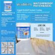 Wadities Wall Bathroom Roof Water-Based Waterproof Coating, Liquid Waterproof Sealant Clear - 5 Gallon