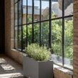 Veradek Block Series Long Box Planter - Large Rectangular Planter for Indoor or Outdoor Patio/Porch, Gray