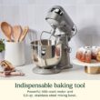 Cuisinart Precision Master 5.5 Qt. 12-Speed Brushed Chrome Die Cast Stand Mixer with Attachments