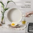 CAROTE Pots and Pans Set Non Stick, 15pcs Cookware Sets, Dishwasher/Oven/Fridge Safe, Kitchen Set, Space Saving Pots Set