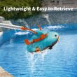 LVKE L1 Cordless Robotic Pool Cleaner, Pool Vacuum with Upgraded Obstacle-Crossing, 70 Mins Runtime, Lake Blue