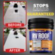 EverBond RV Roof Coating - Liquid Rubber RV Roof Sealant for Camper Roofs, Trailers, Motorhomes, and Metal Buildings