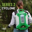FlowZone Cyclone 3 Battery Powered Backpack Sprayer - Variable-Pressure 5-Position Electric Lawn & Garden Sprayer - 4 Gallon