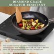 Nuwave Healthy Duralon Blue Ceramic Nonstick Cookware Set, Diamond Infused Scratch-Resistant, PFAS Free, Dishwasher & Oven Safe