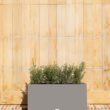 Veradek Block Series Long Box Planter - Large Rectangular Planter for Indoor or Outdoor Patio/Porch, Gray