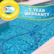 U.S. Pool Supply Pool Vacuum Hose - 1-1/2" x 30' Professional Heavy Duty Pool Hose for Inground, Spiral Wound with Kink-Free Swivel Cuff