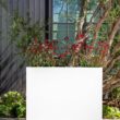 Veradek Span Plastic Box Series Planter - Tall Rectangular,Medium, White