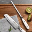 Stahl 19 Piece High Carbon Exclusive German Steel Knife Block Set (White)