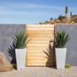 Veradek V-Resin Indoor/Outdoor Taper Planter, Set of 2 (30 inch, White)
