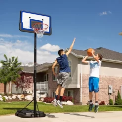 Lifetime Height Adjustable Portable Basketball Hoop (44" Impact Backboard)