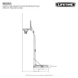 Lifetime Height Adjustable Portable Basketball Hoop (50" Polycarbonate Backboard)