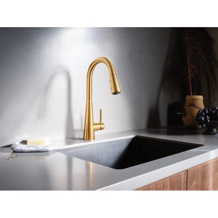 7864BG Moen Sleek Pull Down Single Handle Kitchen Faucet with Power Boost Technology and Duralock 7864BG Moen Sleek Pull Down Single Handle Kitchen Faucet with Power Boost Technology and Duralock - Image 5