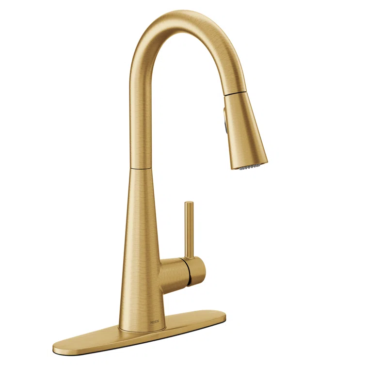 7864BG Moen Sleek Pull Down Single Handle Kitchen Faucet with Power Boost Technology and Duralock 7864BG Moen Sleek Pull Down Single Handle Kitchen Faucet with Power Boost Technology and Duralock - Image 6