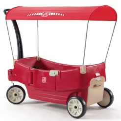 Step2 All Around Canopy 2 Seat Ride-On Wagons & Riding Toys