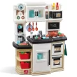 Step2 Great Gourmet Toddler Pretend Play Kitchen Set, Brown/White
