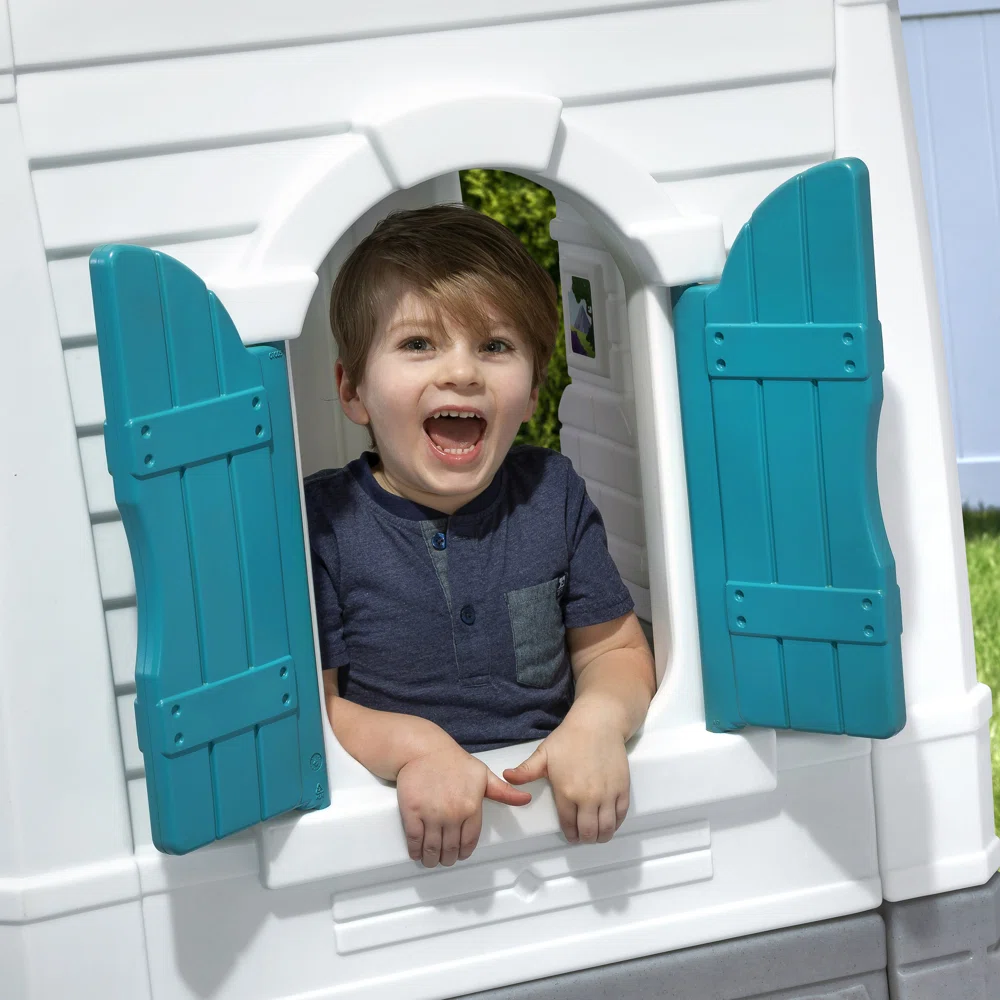 Step2 Neat & Tidy Cottage Homestyle Edition Kids Outdoor Playhouse for Toddlers Step2 Neat & Tidy Cottage Homestyle Edition Kids Outdoor Playhouse for Toddlers - Image 10