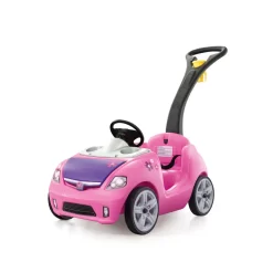 Step2 Whisper Ride II Toddler Push Car and Kids Riding Toys, Pink