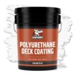 LIQUID RUBBER 4 Gal., 15.1 l White Smooth Polyurethane Deck Coating