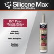 DAP Silicone Max 10.1 oz. Almond Premium Kitchen and Bath Silicone Sealant (12-Pack)