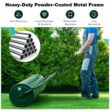 ANGELES HOME 40GT8CK9GN 39 in. W Push/Tow Lawn Roller, Green