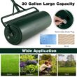 ANGELES HOME 40GT8CK9GN 39 in. W Push/Tow Lawn Roller, Green