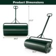 ANGELES HOME 40GT8CK9GN 39 in. W Push/Tow Lawn Roller, Green