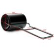 ANGELES HOME 20 in. W x 50 in. L Water and Sand Filled Steel Lawn Roller
