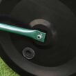 ANGELES HOME 20 in. W x 50 in. L Water and Sand Filled Steel Lawn Roller