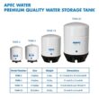 APEC Water Systems 14 Gal. High-Volume Pressurized Reverse Osmosis Water Storage Tank