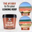 LIQUID RUBBER 5 Gal. Barn Red Color Sealant