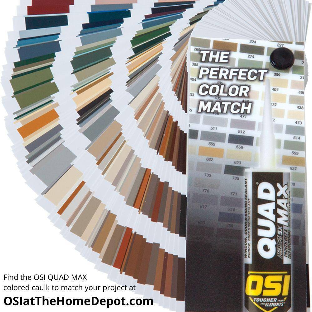 OSI QUAD Max 9.5 fl. oz. Beige #465 Exterior, Window, Door, and Siding Caulk Sealant (12-pack) OSI QUAD Max 9.5 fl. oz. Beige #465 Exterior, Window, Door, and Siding Caulk Sealant (12-pack) - Image 12