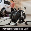LIBERTY GARDEN 150 ft. Explorer Aluminum Floor or Wall Mount Garden Hose Reel