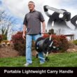 LIBERTY GARDEN 150 ft. Explorer Aluminum Floor or Wall Mount Garden Hose Reel