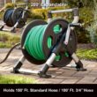 LIBERTY GARDEN 150 ft. Explorer Aluminum Floor or Wall Mount Garden Hose Reel