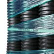 Amerimax Home Products FLEX Drain Pro 4 in. x 100 ft. Black Copolymer Solid Drain Pipe