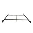 Hollywood Bed Frame Black Adjustable Bedframe Headboard Footboard Hook on Bed Rails