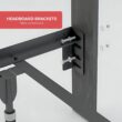 Hollywood Bed Frame Adjustable Metal Bed Frame