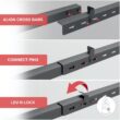 Hollywood Bed Frame Adjustable Metal Bed Frame