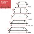 Hollywood Bed Frame Adjustable Metal Bed Frame