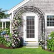 Karl home 84 in. x 59 in. Iron Garden Arbor