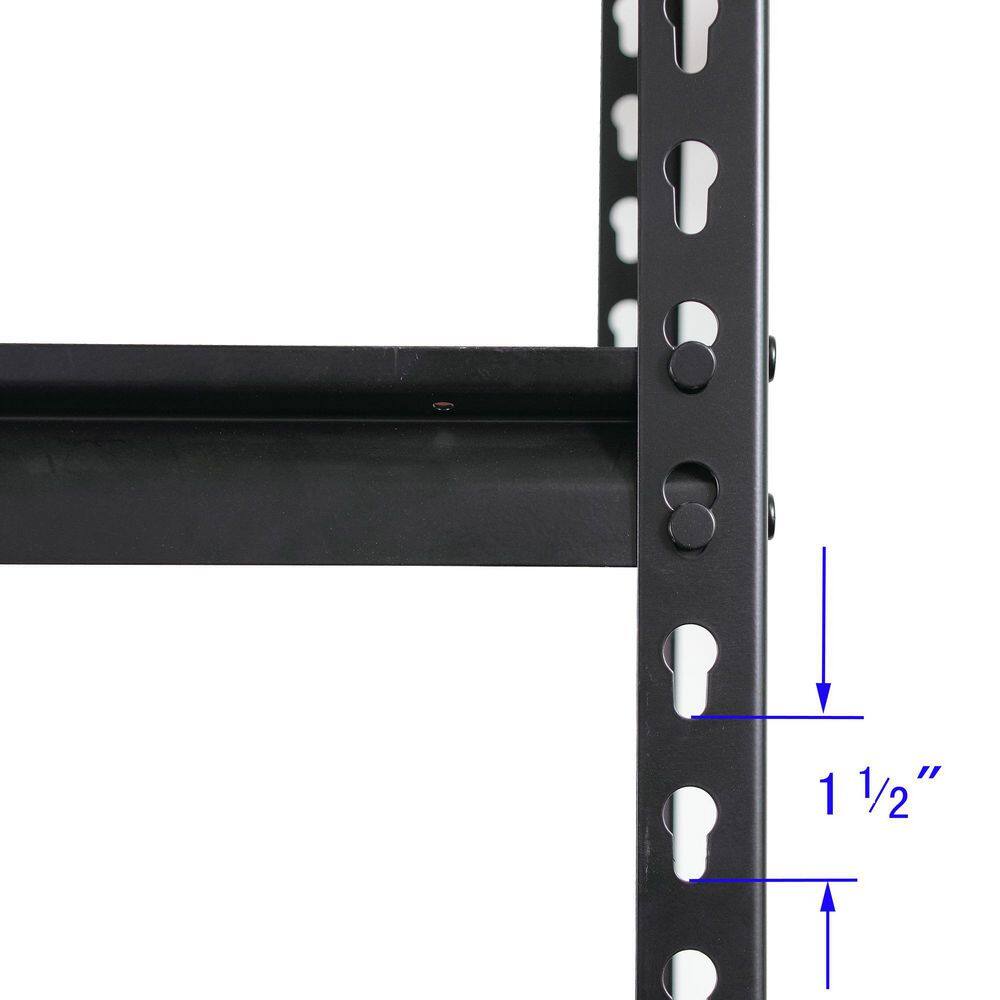 KING'S RACK Black 5-Tier Boltless Tier Height Adjustable Steel Garage Storage Rack Shelving Units (36" W x 18" D x 72" H) KING'S RACK Black 5-Tier Boltless Tier Height Adjustable Steel Garage Storage Rack Shelving Units (36" W x 18" D x 72" H) - Image 8