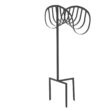 LIBERTY GARDEN 125 ft. Black Steel Decorative Hose Stand Garden Hose Reel