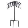 LIBERTY GARDEN 125 ft. Black Steel Decorative Hose Stand Garden Hose Reel