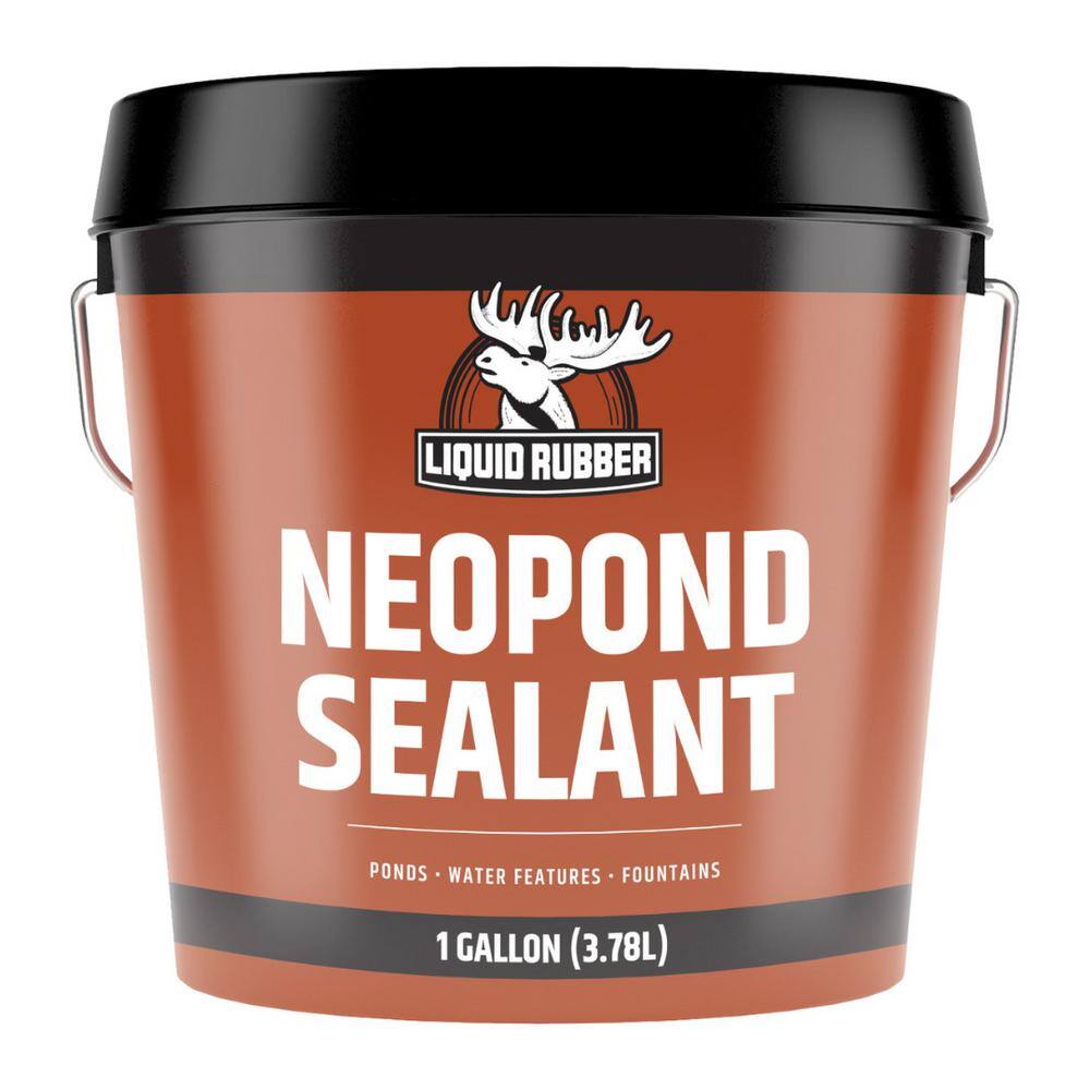 Liquid Rubber NeoPond Waterproof Pond Sealant, Black, 1 Gal. Liquid Rubber NeoPond Waterproof Pond Sealant, Black, 1 Gal.
