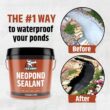 Liquid Rubber NeoPond Waterproof Pond Sealant, Black, 1 Gal. Liquid Rubber NeoPond Waterproof Pond Sealant, Black, 1 Gal.